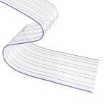 vidaXL Perdea pentru ușă, transparent, 200 mmx1,6 mm 25 m, PVC