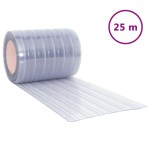 vidaXL Perdea pentru ușă, transparent, 300 mmx2,6 mm 25 m, PVC vidaXL Perdea pentru ușă, transparent, 300 mmx2,6 mm 25 m, PVC