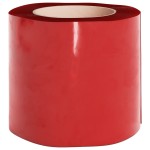 vidaXL Perdea pentru ușă, roșu, 200 mmx1,6 mm 25 m, PVC vidaXL Perdea pentru ușă, roșu, 200 mmx1,6 mm 25 m, PVC