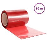 vidaXL Perdea pentru ușă, roșu, 300 mmx2,6 mm 10 m, PVC vidaXL Perdea pentru ușă, roșu, 300 mmx2,6 mm 10 m, PVC