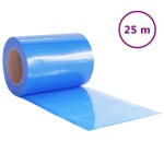 vidaXL Perdea pentru ușă, albastru, 300 mmx2,6 mm 25 m, PVC vidaXL Perdea pentru ușă, albastru, 300 mmx2,6 mm 25 m, PVC