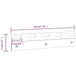 vidaXL Plăci de conectare, 6 buc., argintiu, 20 cm, oțel inoxidabil vidaXL Plăci de conectare, 6 buc., argintiu, 20 cm, oțel inoxidabil