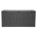 vidaXL Cutie de depozitare, negru, 118x53x57 cm, polipropilenă vidaXL Cutie de depozitare, negru, 118x53x57 cm, polipropilenă