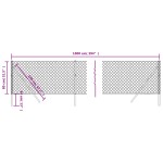 vidaXL Gard de plasă de sârmă, verde, 0,8x10 m vidaXL Gard de plasă de sârmă, verde, 0,8x10 m