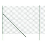 vidaXL Gard de plasă de sârmă, verde, 1,6x10 m vidaXL Gard de plasă de sârmă, verde, 1,6x10 m