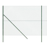 vidaXL Gard de plasă de sârmă, verde, 2x10 m vidaXL Gard de plasă de sârmă, verde, 2x10 m