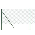 vidaXL Gard de plasă de sârmă, verde, 0,8x25 m vidaXL Gard de plasă de sârmă, verde, 0,8x25 m