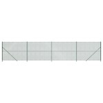 vidaXL Gard plasă de sârmă cu bordură, verde, 1,4x10 m vidaXL Gard plasă de sârmă cu bordură, verde, 1,4x10 m