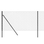 vidaXL Gard plasă de sârmă, antracit, 0,8x25 m vidaXL Gard plasă de sârmă, antracit, 0,8x25 m