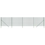 vidaXL Gard plasă de sârmă, verde, 1,8x10 m, oțel galvanizat vidaXL Gard plasă de sârmă, verde, 1,8x10 m, oțel galvanizat