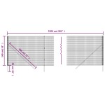 vidaXL Gard plasă de sârmă, verde, 1,4x25 m, oțel galvanizat vidaXL Gard plasă de sârmă, verde, 1,4x25 m, oțel galvanizat
