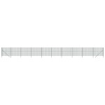 vidaXL Gard plasă de sârmă, verde, 2,2x25 m, oțel galvanizat vidaXL Gard plasă de sârmă, verde, 2,2x25 m, oțel galvanizat