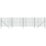 vidaXL Gard plasă de sârmă, verde, 1,4x10 m, oțel galvanizat vidaXL Gard plasă de sârmă, verde, 1,4x10 m, oțel galvanizat