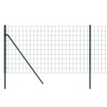 vidaXL Gard plasă de sârmă, verde, 0,8x25 m, oțel galvanizat vidaXL Gard plasă de sârmă, verde, 0,8x25 m, oțel galvanizat