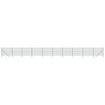 vidaXL Gard plasă de sârmă, verde, 2x25 m, oțel galvanizat vidaXL Gard plasă de sârmă, verde, 2x25 m, oțel galvanizat
