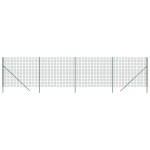 vidaXL Gard plasă de sârmă, verde, 1,4x10 m, oțel galvanizat vidaXL Gard plasă de sârmă, verde, 1,4x10 m, oțel galvanizat