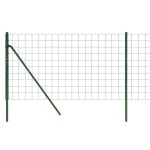 vidaXL Gard plasă de sârmă, verde, 0,8x25 m, oțel galvanizat vidaXL Gard plasă de sârmă, verde, 0,8x25 m, oțel galvanizat