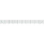 vidaXL Gard plasă de sârmă, verde, 1,8x25 m, oțel galvanizat