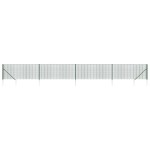 vidaXL Gard plasă de sârmă cu țăruși de fixare, verde, 0,8x10 m vidaXL Gard plasă de sârmă cu țăruși de fixare, verde, 0,8x10 m