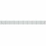 vidaXL Gard plasă de sârmă cu țăruși de fixare, verde, 2,2x25 m vidaXL Gard plasă de sârmă cu țăruși de fixare, verde, 2,2x25 m