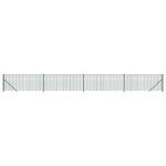 vidaXL Gard plasă de sârmă cu bordură, verde, 0,8x10 m