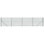 vidaXL Gard plasă de sârmă cu bordură, verde, 1,8x10 m vidaXL Gard plasă de sârmă cu bordură, verde, 1,8x10 m