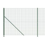 vidaXL Gard plasă de sârmă cu bordură, verde, 1,8x10 m vidaXL Gard plasă de sârmă cu bordură, verde, 1,8x10 m