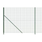 vidaXL Gard plasă de sârmă cu bordură, verde, 1,6x25 m vidaXL Gard plasă de sârmă cu bordură, verde, 1,6x25 m