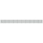 vidaXL Gard plasă de sârmă cu bordură, verde, 2,2x25 m vidaXL Gard plasă de sârmă cu bordură, verde, 2,2x25 m