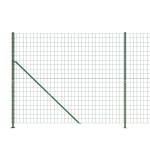 vidaXL Gard plasă de sârmă cu bordură, verde, 1,6x10 m vidaXL Gard plasă de sârmă cu bordură, verde, 1,6x10 m