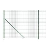 vidaXL Gard plasă de sârmă cu bordură, verde, 2x10 m vidaXL Gard plasă de sârmă cu bordură, verde, 2x10 m