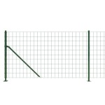 vidaXL Gard plasă de sârmă cu bordură, verde, 0,8x25 m