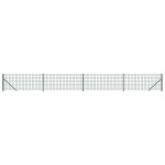 vidaXL Gard plasă de sârmă cu bordură, verde, 1x10 m vidaXL Gard plasă de sârmă cu bordură, verde, 1x10 m