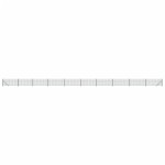 vidaXL Gard plasă de sârmă cu bordură, verde, 0,8x25 m