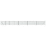 vidaXL Gard plasă de sârmă cu bordură, verde, 2,2x25 m vidaXL Gard plasă de sârmă cu bordură, verde, 2,2x25 m