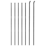 vidaXL Gard plasă de sârmă, antracit, 2x10 m, oțel galvanizat vidaXL Gard plasă de sârmă, antracit, 2x10 m, oțel galvanizat