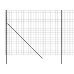 vidaXL Gard plasă de sârmă, antracit, 2x10 m, oțel galvanizat vidaXL Gard plasă de sârmă, antracit, 2x10 m, oțel galvanizat