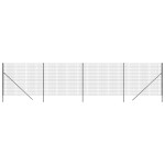 vidaXL Gard plasă de sârmă, antracit, 2,2x10 m, oțel galvanizat