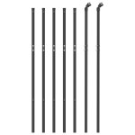 vidaXL Gard plasă de sârmă, antracit, 1,1x10 m, oțel galvanizat vidaXL Gard plasă de sârmă, antracit, 1,1x10 m, oțel galvanizat