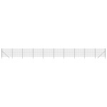 vidaXL Gard plasă de sârmă, antracit, 1,6x25 m, oțel galvanizat