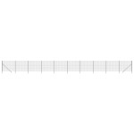 vidaXL Gard plasă de sârmă, antracit, 1,8x25 m, oțel galvanizat