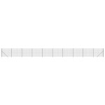 vidaXL Gard plasă de sârmă cu țăruși de fixare, antracit, 1,4x25 m vidaXL Gard plasă de sârmă cu țăruși de fixare, antracit, 1,4x25 m