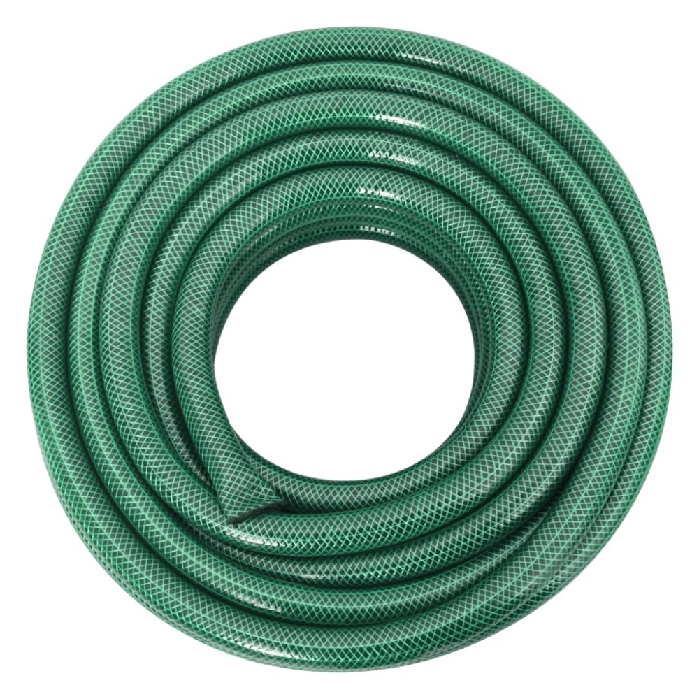 vidaXL Furtun de aer, verde, 0,75", 20 m, PVC