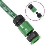 vidaXL Furtun de grădină cu set de racorduri, verde, 0,75", 30 m, PVC vidaXL Furtun de grădină cu set de racorduri, verde, 0,75", 30 m, PVC