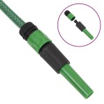vidaXL Furtun de grădină cu set de racorduri, verde, 0,75", 50 m, PVC vidaXL Furtun de grădină cu set de racorduri, verde, 0,75", 50 m, PVC