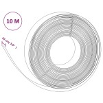 vidaXL Bordură de grădină, gri, 10 m 10 cm, polietilenă vidaXL Bordură de grădină, gri, 10 m 10 cm, polietilenă