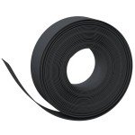 vidaXL Bordură de grădină, negru, 10 m 15 cm, polietilenă vidaXL Bordură de grădină, negru, 10 m 15 cm, polietilenă
