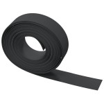 vidaXL Bordură de grădină, negru, 10 m 15 cm, polietilenă vidaXL Bordură de grădină, negru, 10 m 15 cm, polietilenă