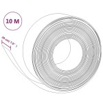 vidaXL Bordură de grădină, gri, 10 m 20 cm, polietilenă vidaXL Bordură de grădină, gri, 10 m 20 cm, polietilenă