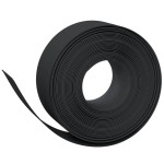 vidaXL Bordură de grădină, negru, 10 m 20 cm, polietilenă vidaXL Bordură de grădină, negru, 10 m 20 cm, polietilenă